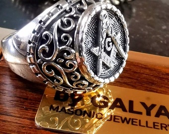 Masonic ring "by GALYA" R-055