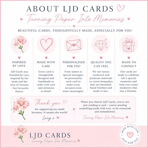 Handmade 80th Birthday Pop-Up Flower Card: Personalised Mum, Grandma, Auntie image 18