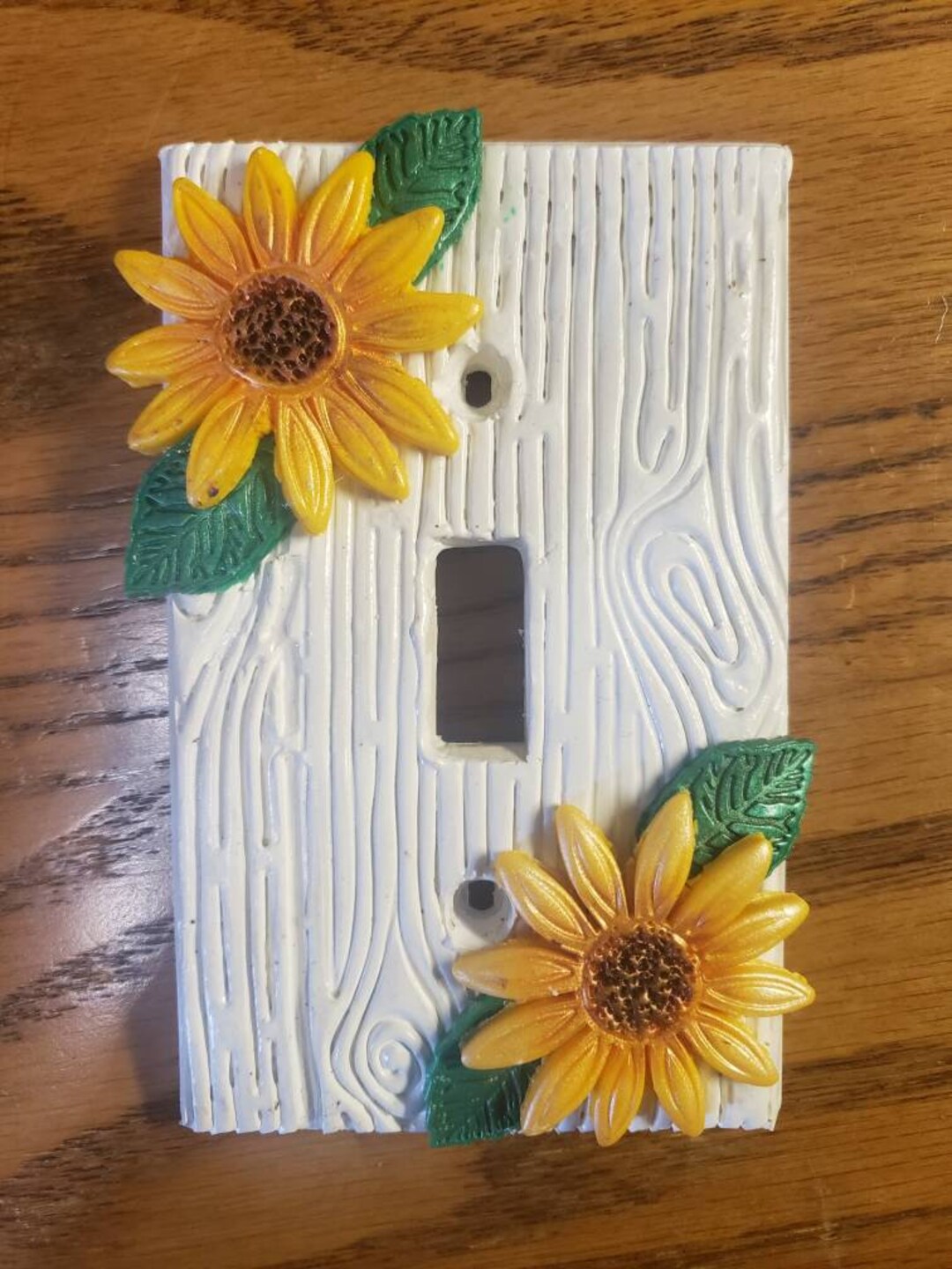 Decorative Sunflower Light Switch Cover Kitchen Bath - Etsy
