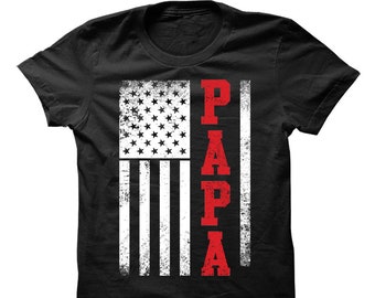American papa shirt, american papa gift, papa t-shirt, papa tee shirt, papa tshirt, papa funny shirt, shirt for papa, gift for papa