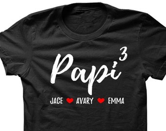 Personalized papi shirt, personalized papi gifts , papi personalized shirt, grandpa personalized shirt, papi shirt, grandpa shirt, papi gift
