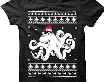 Octopus christmas shirt, octopus christmas gift, octopus christmas ugly shirt, octopus christmas ugly gift, octopus shirt, octopus gift