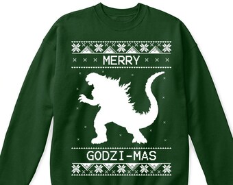 Godzilla Sweater - Etsy