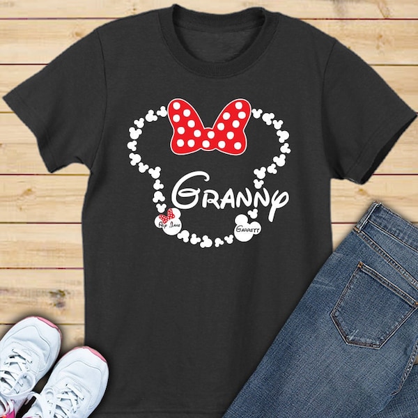 Personalized Granny Disney Shirt, Granny Personalized Disneyworld Shirts, Personalized Shirts, Personalized Disney Granny Custom Name Shirt