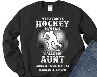 hockey aunt sweatshirt