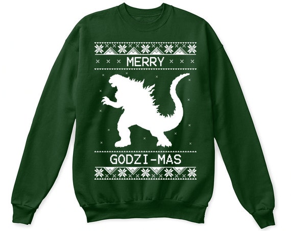 Godzilla sweater clearance