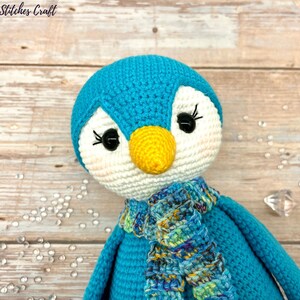 Crochet penguin pattern, Amigurumi penguin pattern, penguin softie image 6