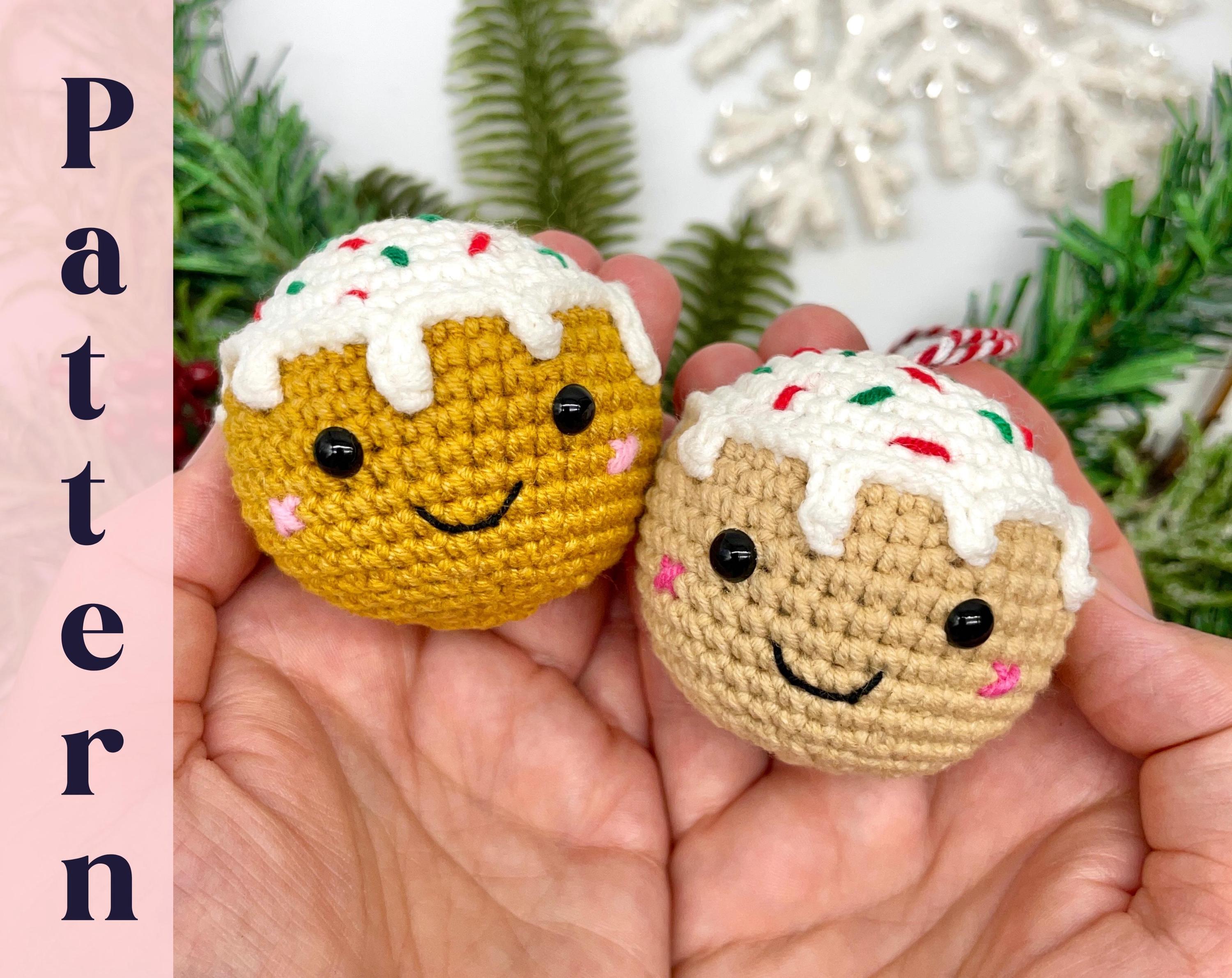 Crochet gingerbread man ornament