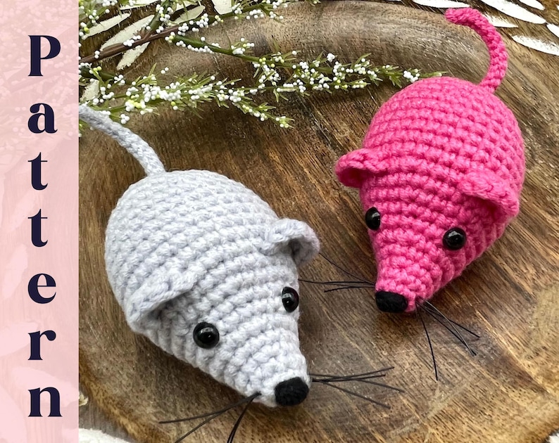 NO-SEW Crochet Mini Mouse Pattern, EASY Crochet Mouse Pattern ...