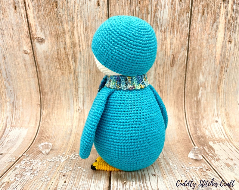 Crochet penguin pattern, Amigurumi penguin pattern, penguin softie image 5