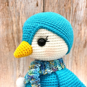 Crochet penguin pattern, Amigurumi penguin pattern, penguin softie image 3