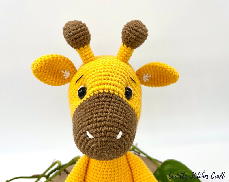 Crochet giraffe pattern, Amigurumi giraffe pattern, giraffe plushie image 5