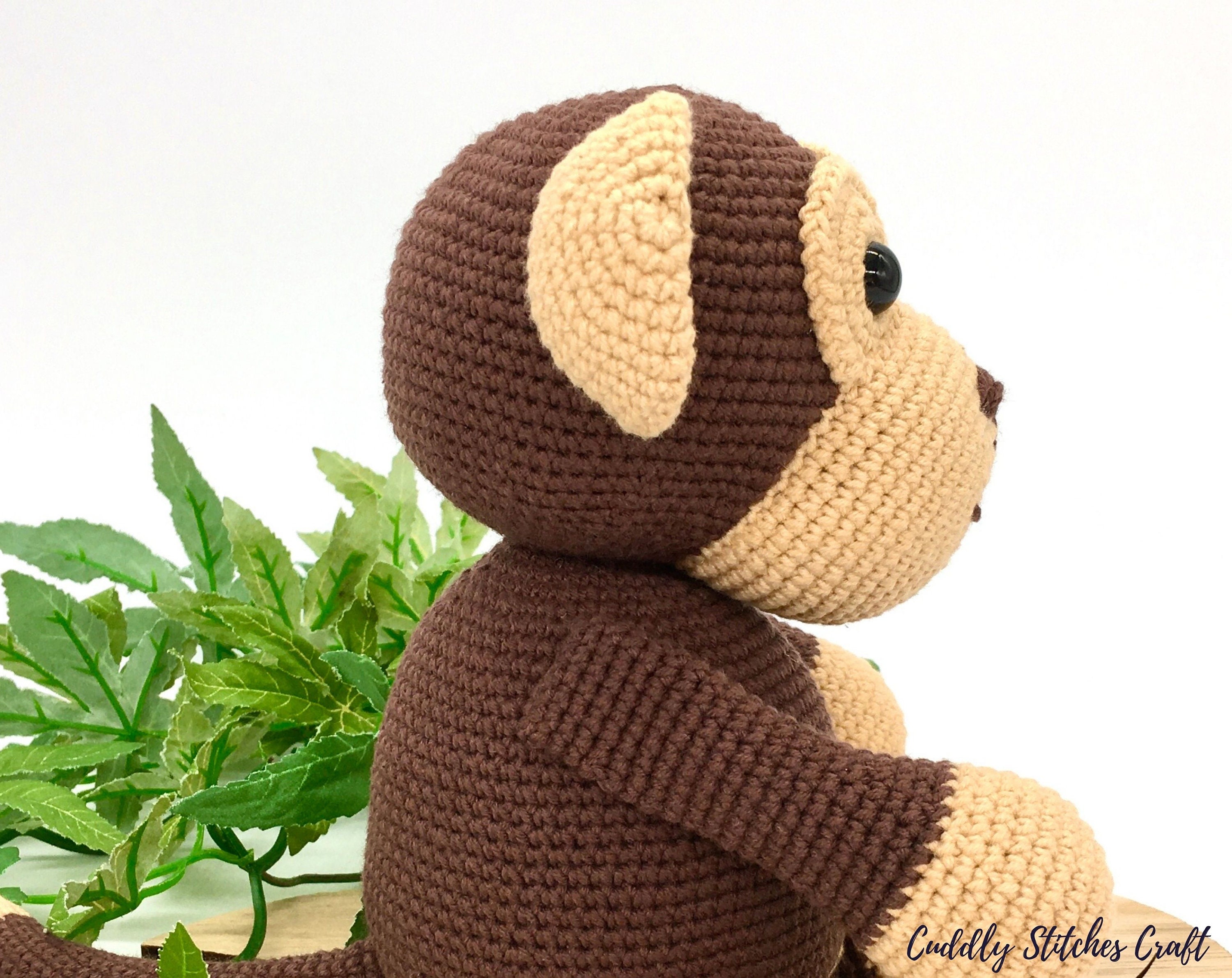 Free Crochet Monkey Pattern - Cuddly Stitches Craft