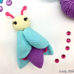 Crochet butterfly pattern, Amigurumi butterfly, plush butterfly pattern image 5