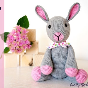Crochet bunny pattern, Amigurumi bunny pattern