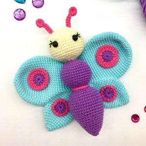snail crochet pattern, caterpillar crochet pattern, hedgehog crochet pattern, butterfly crochet pattern