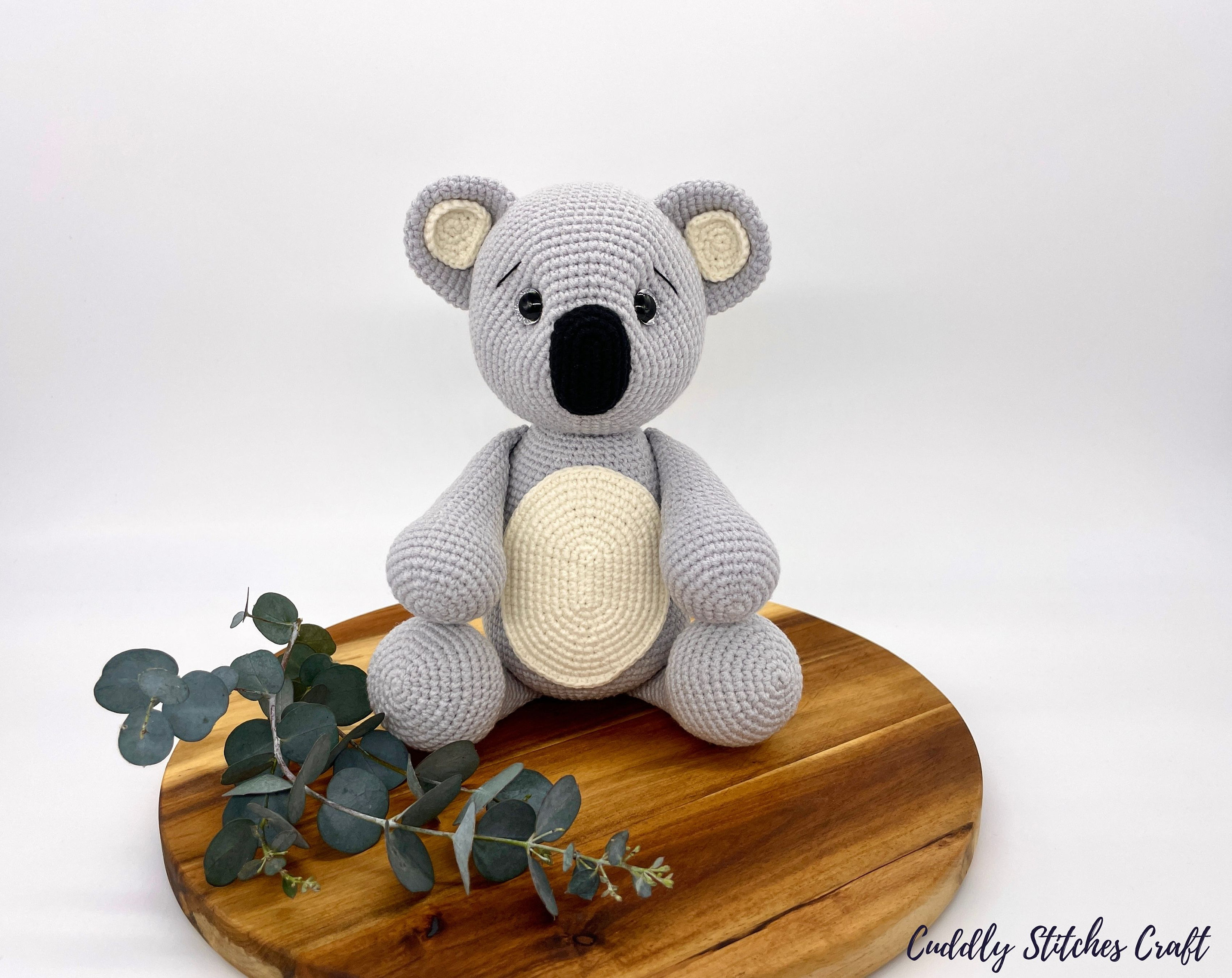40 Koala Crochet Patterns for Amigurumi, Hats, Loveys, and Nursery Decor 26 Crochet koala bear