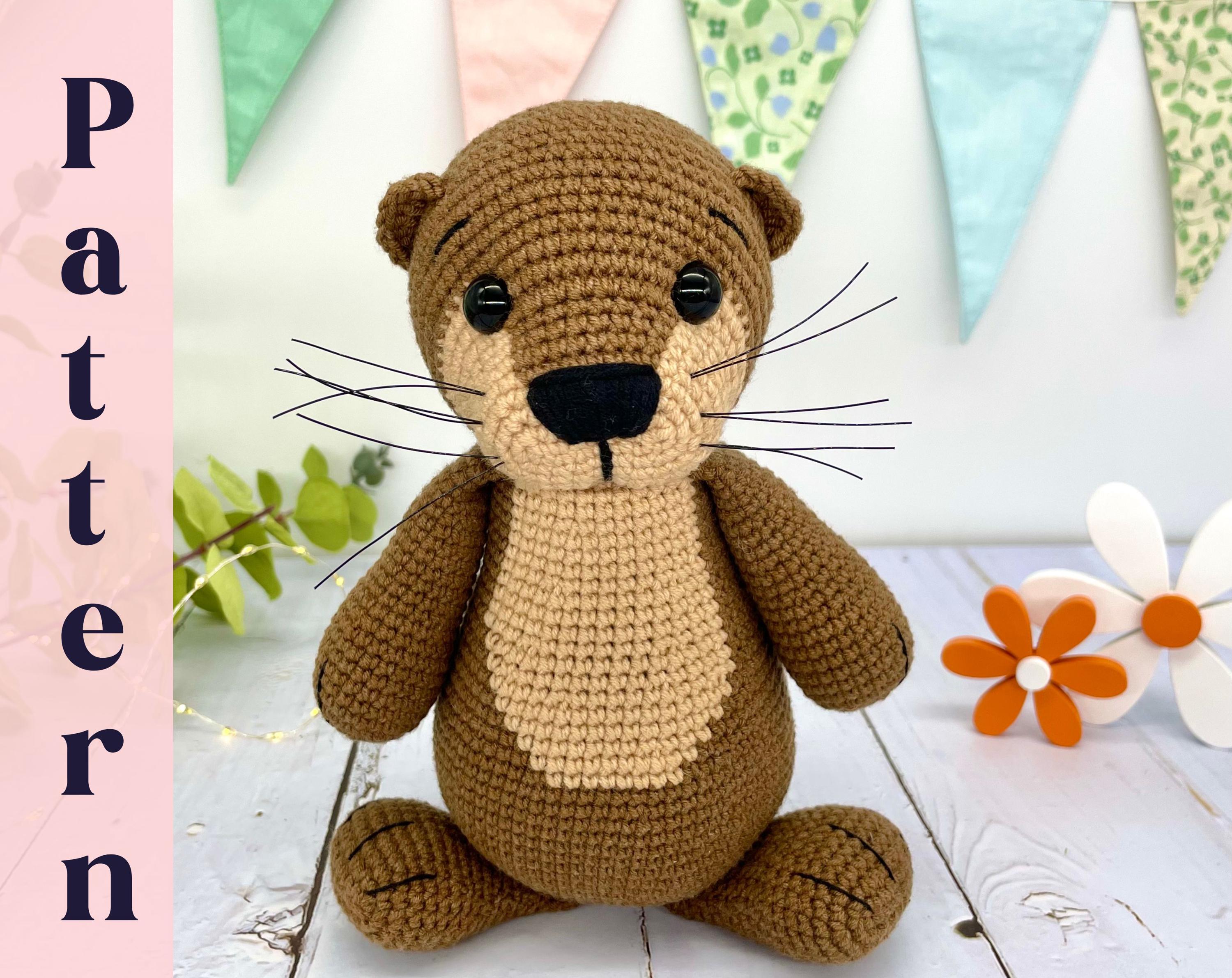 39 Otter Crochet Patterns for Cute Gifts, Nursery Decor, and Pocket-Sized Amigurumi 28 Low-sew Crochet Otter