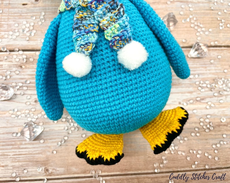 Crochet penguin pattern, Amigurumi penguin pattern, penguin softie image 7