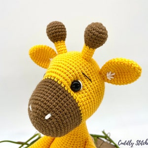 Crochet giraffe pattern, Amigurumi giraffe pattern, giraffe plushie image 7