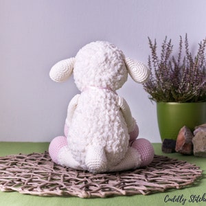 Lamb crochet pattern, stuffed sheep pattern, plush pattern image 7