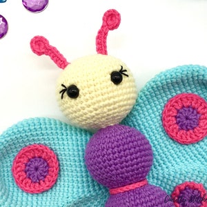 Crochet butterfly pattern, Amigurumi butterfly, plush butterfly pattern image 7