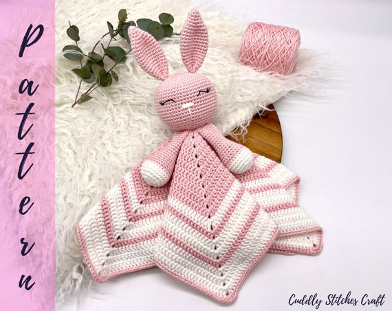 Crochet lovey bunny deals