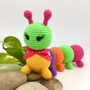 snail crochet pattern, caterpillar crochet pattern, hedgehog crochet pattern, butterfly crochet pattern