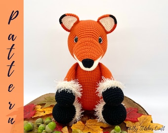 Gehaakt vossenpatroon, Amigurumi vossenpatroon, vossenspul