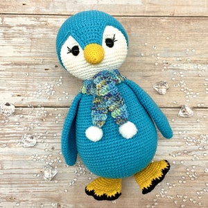 Crochet penguin pattern, Amigurumi penguin pattern, penguin softie image 8