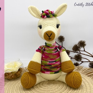 LOW-SEW Crochet Llama Pattern, Easy-to-Follow Amigurumi Llama Pattern, Crochet Alpaca Pattern, With Video Tutorials