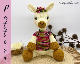 LOW-SEW Crochet Llama Pattern, Easy-to-Follow Amigurumi Llama Pattern, Crochet Alpaca Pattern, With Video Tutorials
