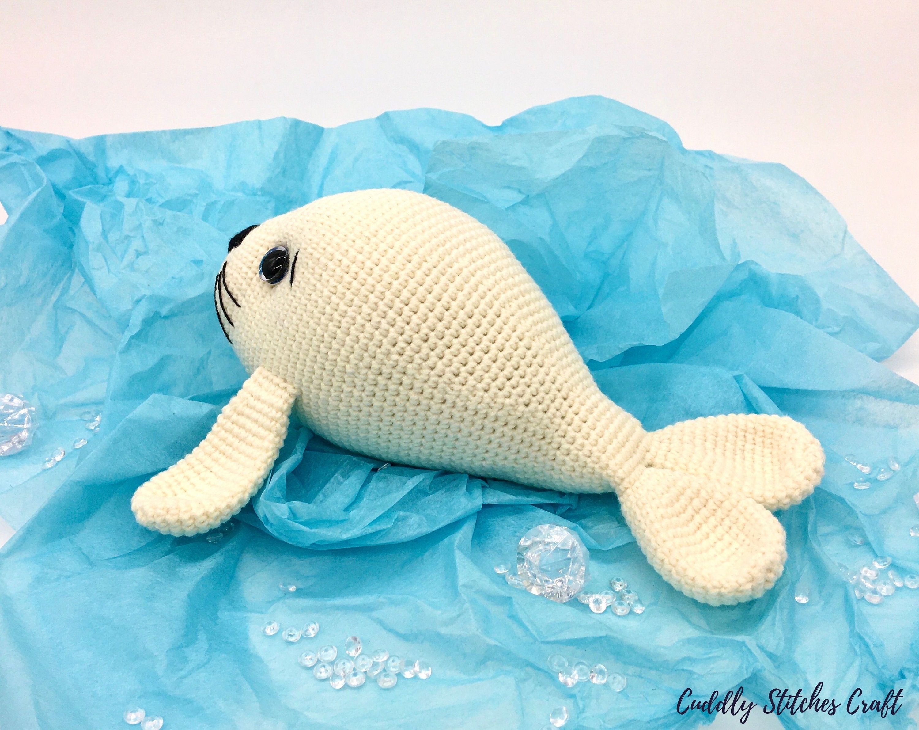 39 Seal Crochet Patterns for Ocean-Themed Amigurumi, Gifts, and Cozy Decor 22 Crochet seal pattern Amigurumi seal