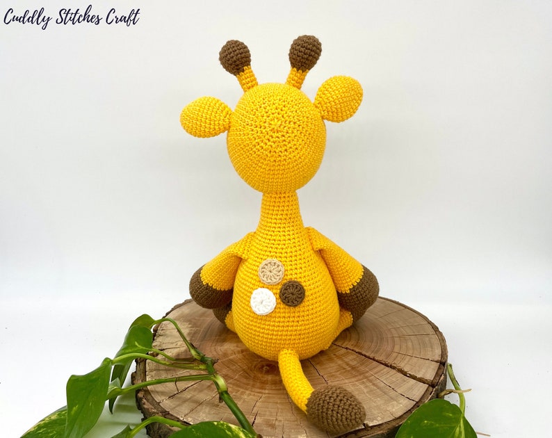 Crochet giraffe pattern, Amigurumi giraffe pattern, giraffe plushie image 4