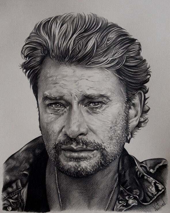 Tableau Johnny Hallyday - Décoration