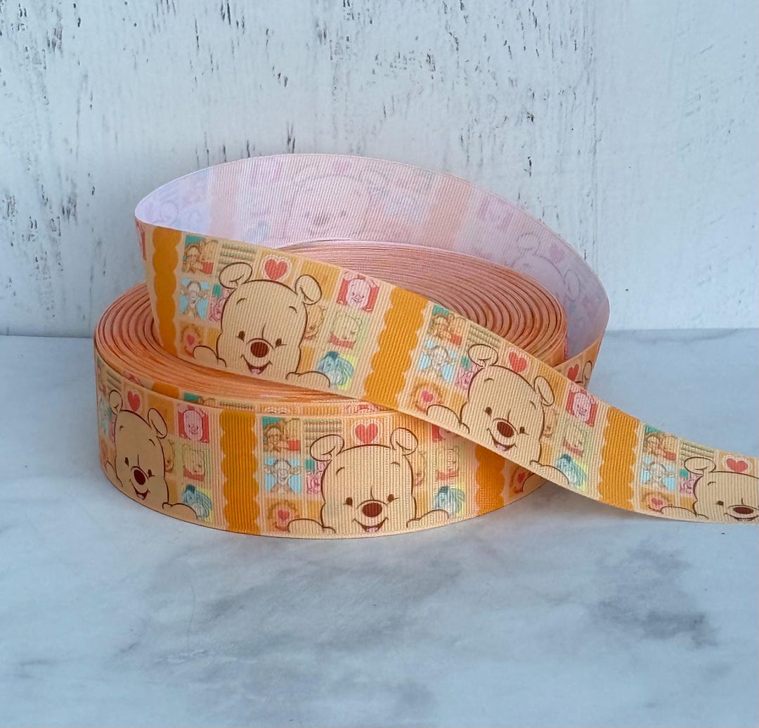 1 1/2” Baby Winnie the Pooh Grosgrain Ribbon ,baby Minnie Mouse ...
