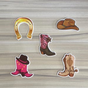 5pcs Cowboy Boots Planar Resin Cabochons – Cowgirl Flatbacks for Crafts, Hair Bows, DIY Western Decor