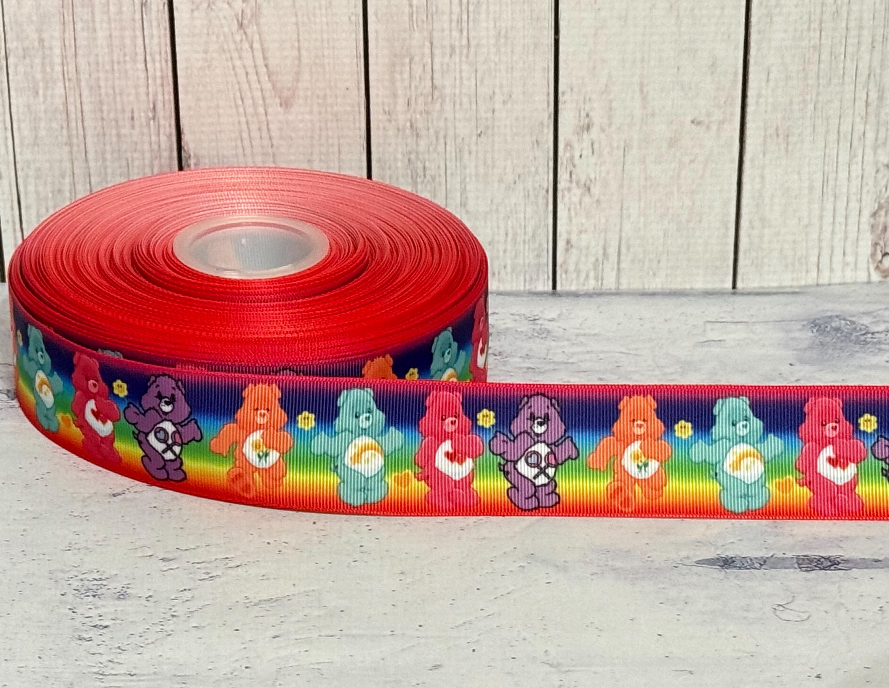 7/8” 1 1/2” Care Bears Grosgrain Ribbon Bears Grosgrain Ribbon 3 Yards ...