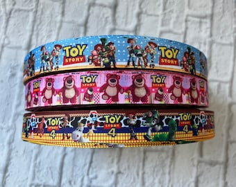 Ruban gros-grain Toy Story 7/8 po. 3 yards Ruban Toy Story