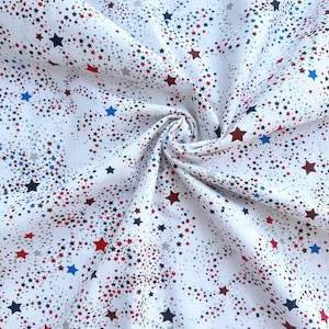 44” Wide Patriotic Cotton Fabric / Independence Day Fabric / 4th if July Cotton Fabric / July 4th Cotton Fabric