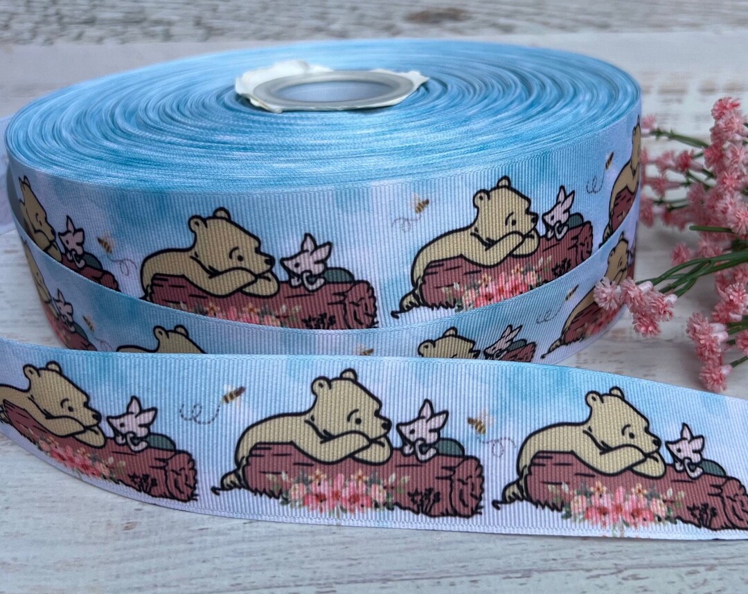 Ekt Ribbon 7/8 1 1/2classic Winnie the Pooh Grosgrain Ribbon 3 Yards Ribbon Winnie ...