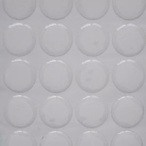 1&quot;  1 1/2”Epoxy Dot Bottle Cap Stickers PU ,12 pcs Clear Round Epoxy Stickers, Domes, Adhesive Seals for Bottle Caps, Seal Dots, Resin Domes