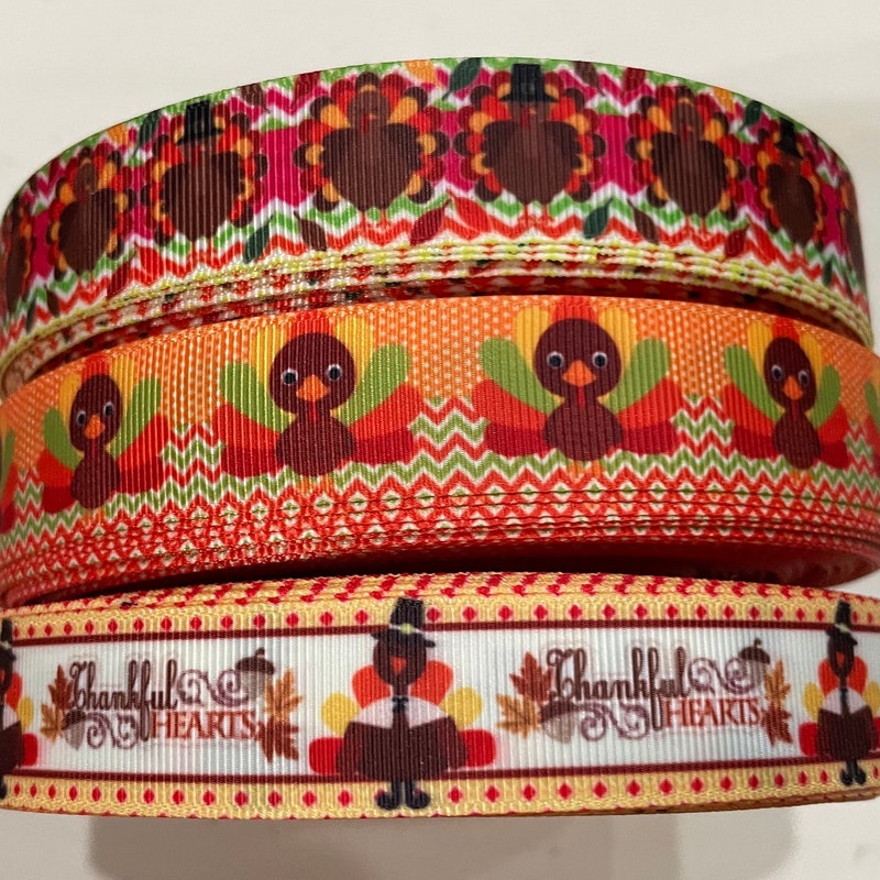 Thanksgiving Ribbon - Etsy