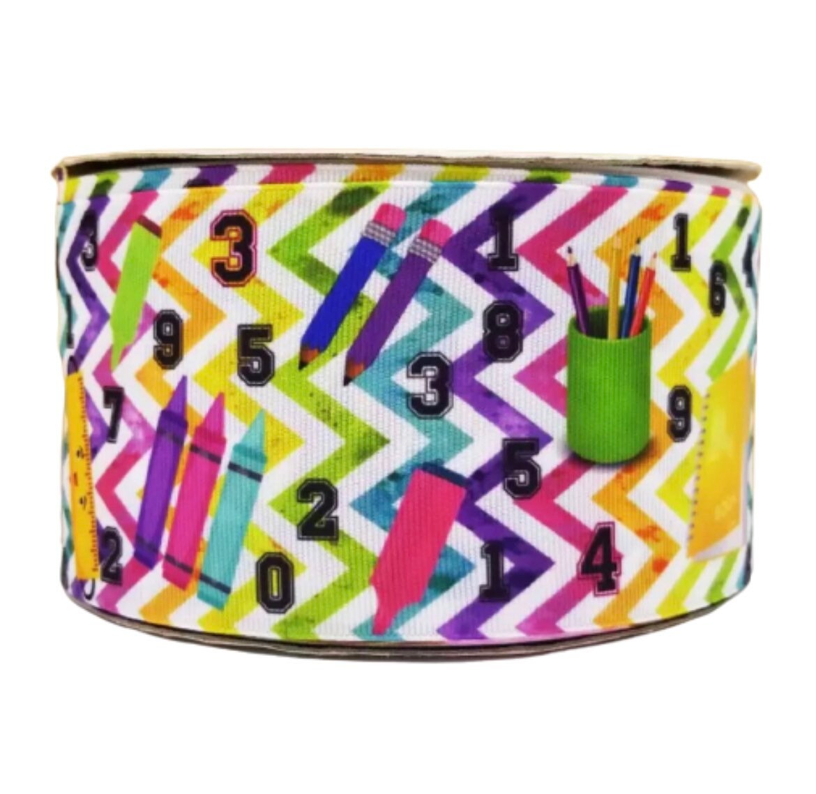 7/8 Colored Pencils Grosgrain Ribbon Crayons Ribbon Back to Etsy