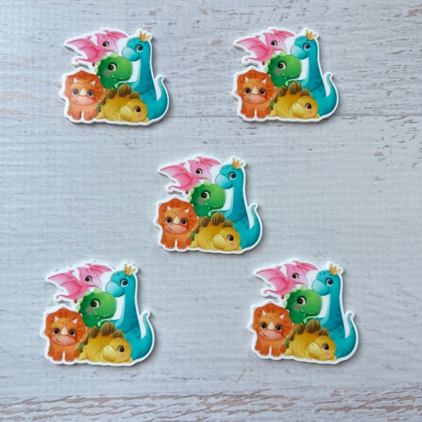 5 pieces Dinosaur Planar Resin,Dinosaur Cabochon ,Dinosaur Flat Back Resin, Dinosaur Resins