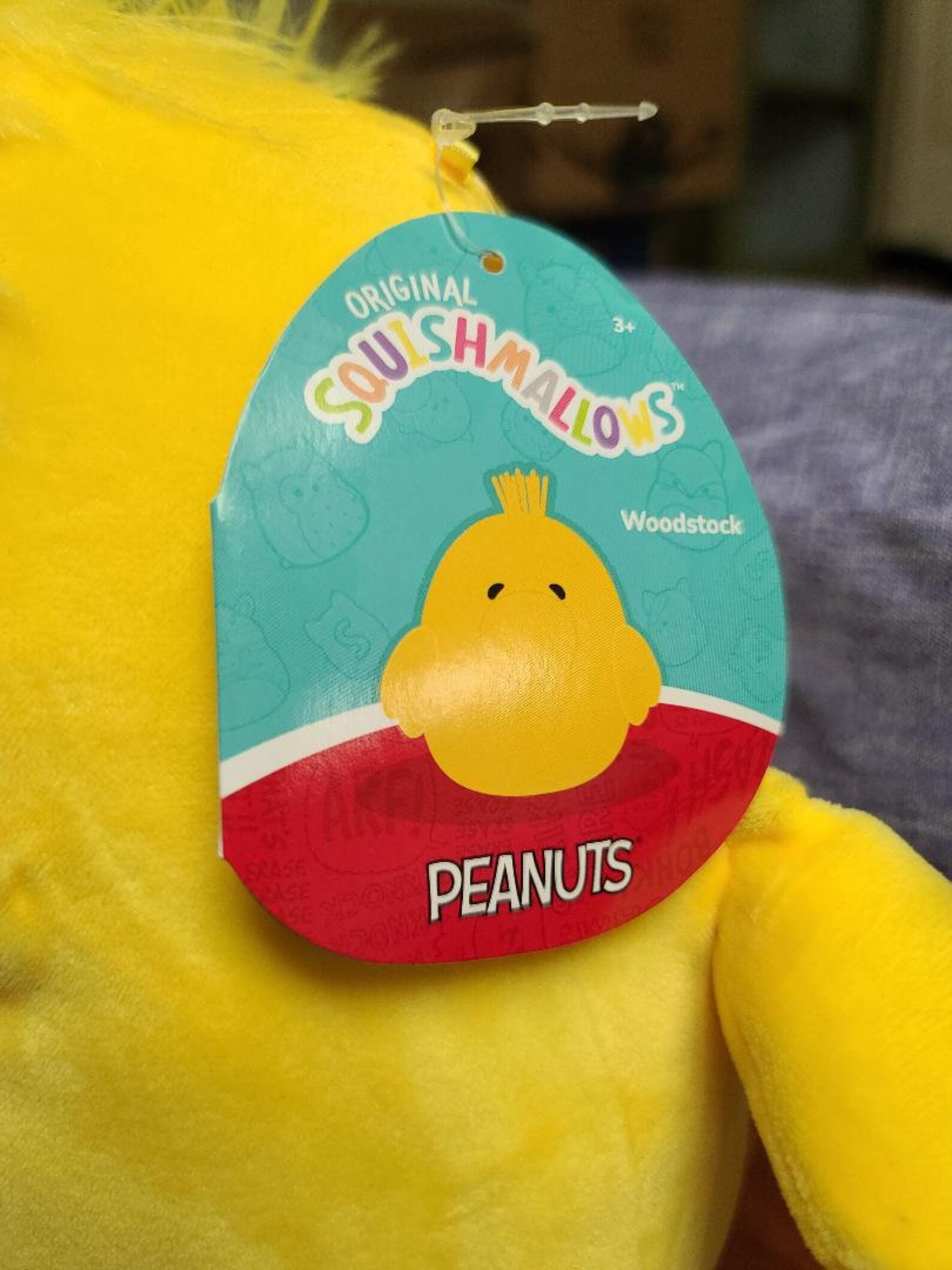 Woodstock Squishmallow Personalized Peanuts Yellow Bird Only Etsy