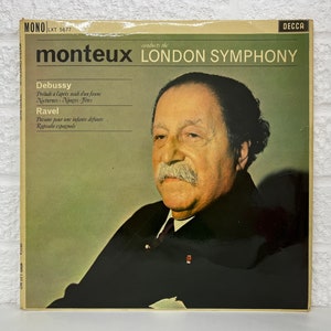 Debussy & Ravel Album Pierre Monteux The London Symphony Orchestra Genre Classical Vinyl 12 LP Record Gifts Vintage Music Collection image 1