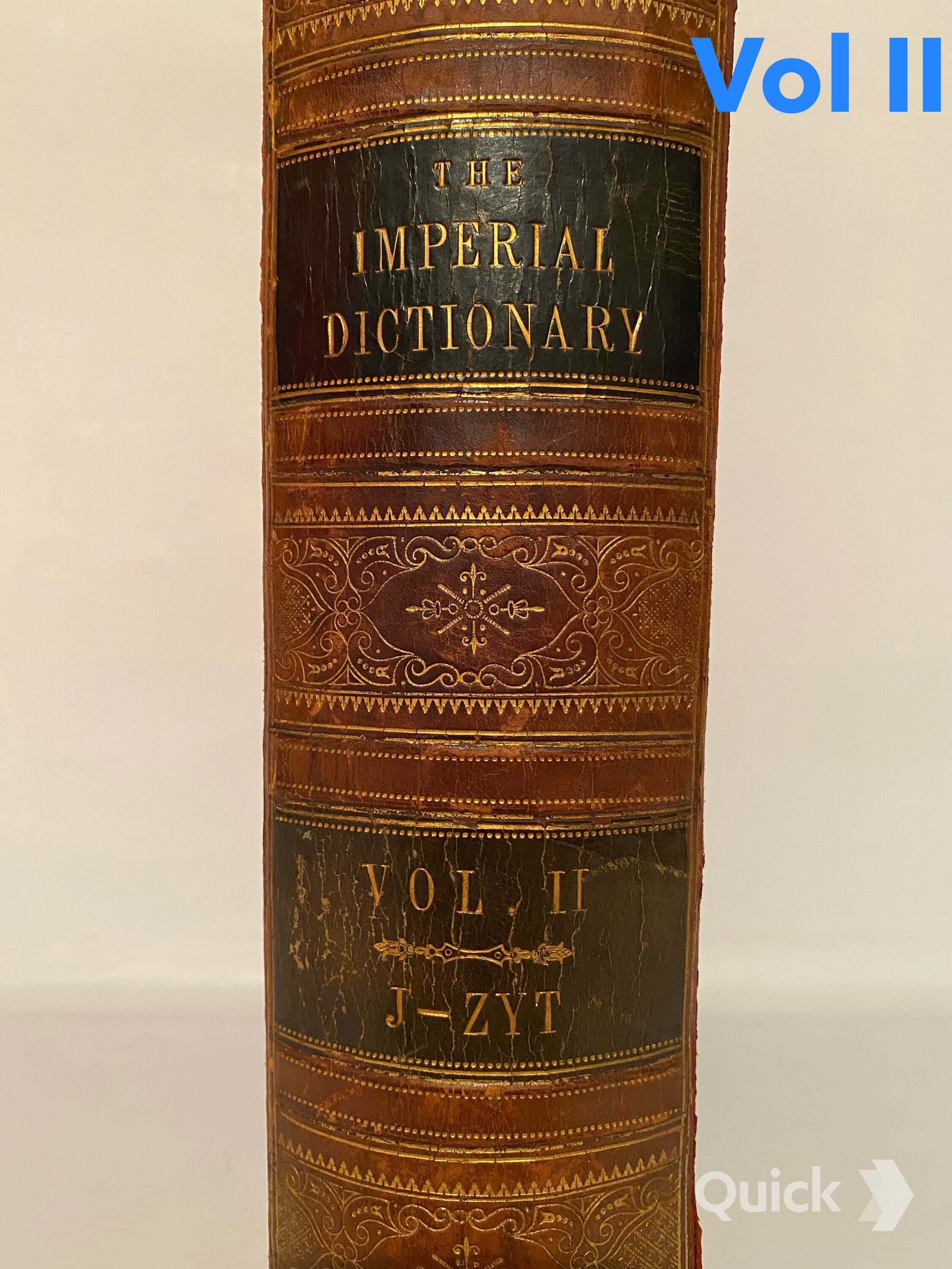 Antique The Imperial Dictionary of the English Language Vol I Etsy