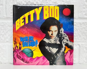 Betty Boo Vinyl 7” Record Where Are You Baby Genre Electronic Pop Gift Vintage Music Collection English Singer