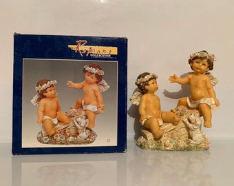 Vintage Angels Playing Childrens The Romano Collection Angel Figure Gifts Home Decor Ornament